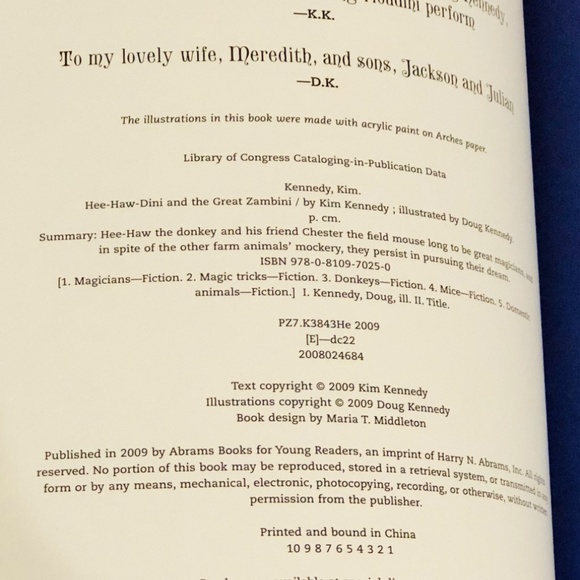 NEW Hee-Haw-Dini and the Great Zambini by Kim Kennedy - Picture 6 of 8